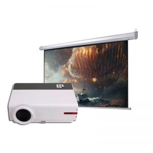 màn chiếu tyco t35 và màn chiếu treo tường 100 inch