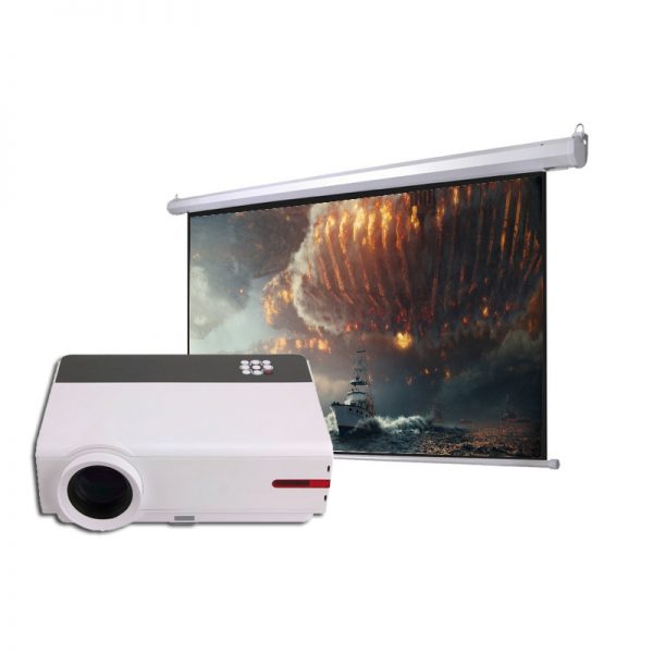 màn chiếu tyco t35 và màn chiếu treo tường 100 inch